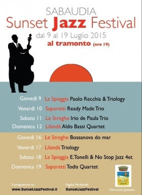 Locandina 2015 - Sunset JAZZ Festival